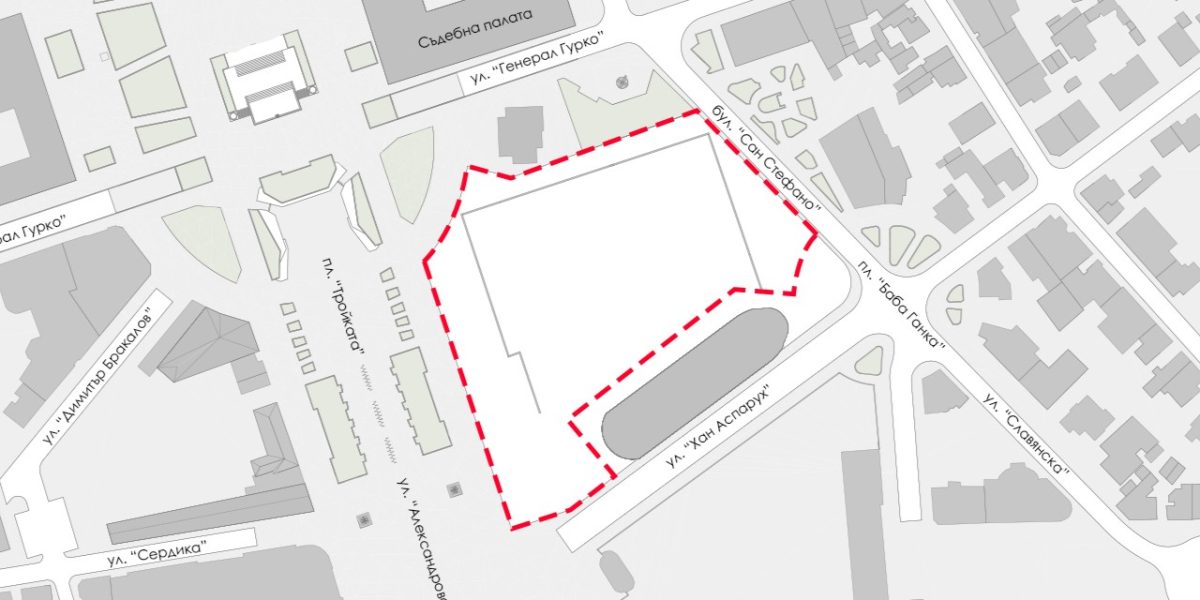 Обявиха международен архитектурен конкурс за пространството, известно като „Дупката“ в Бургас