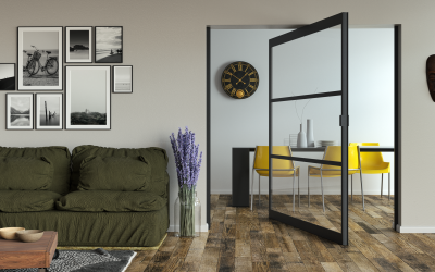 Интериорни алуминиеви врати за изтънчен дизайн у дома