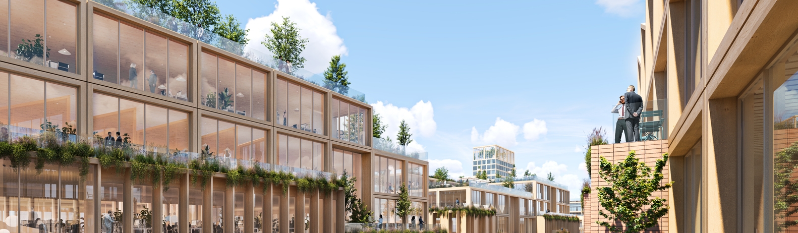 Stockholm Wood City: Как Швеция гради бъдещето от дърво